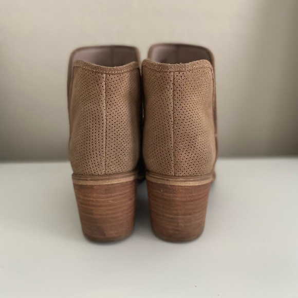 Classic Brown Suede Bootie - Picture 3 of 6